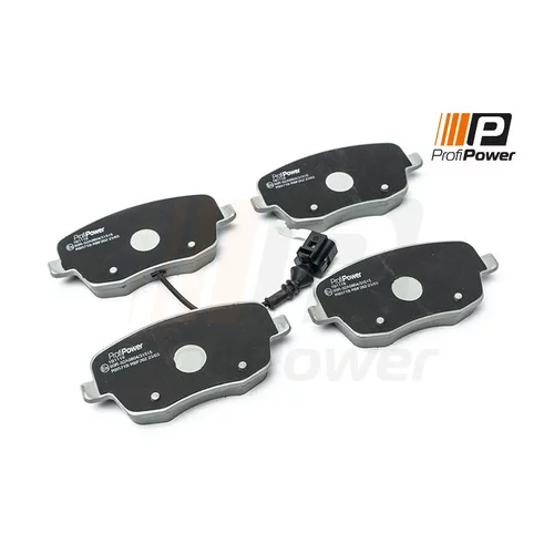 Sada brzdových platničiek kotúčovej brzdy ProfiPower 1B1119