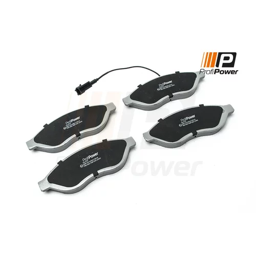 Sada brzdových platničiek kotúčovej brzdy ProfiPower 1B1010