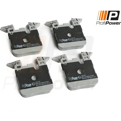 Sada brzdových platničiek kotúčovej brzdy ProfiPower 1B2187