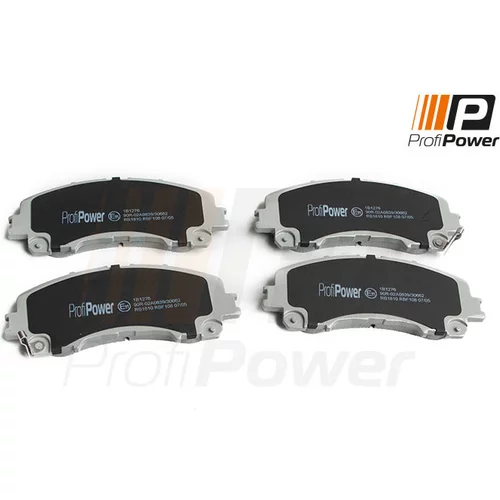 Sada brzdových platničiek kotúčovej brzdy ProfiPower 1B1276