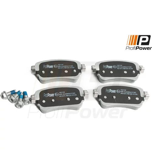 Sada brzdových platničiek kotúčovej brzdy ProfiPower 1B2159