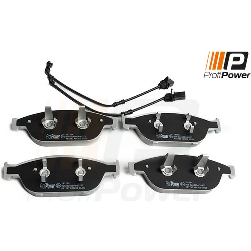 Sada brzdových platničiek kotúčovej brzdy ProfiPower 1B1264
