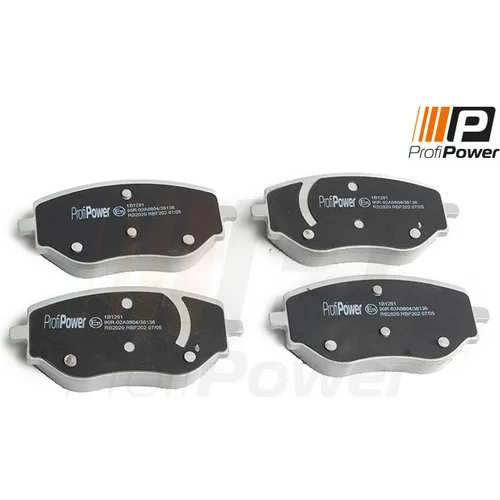 Sada brzdových platničiek kotúčovej brzdy ProfiPower 1B1291