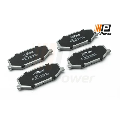 Sada brzdových platničiek kotúčovej brzdy ProfiPower 1B1124