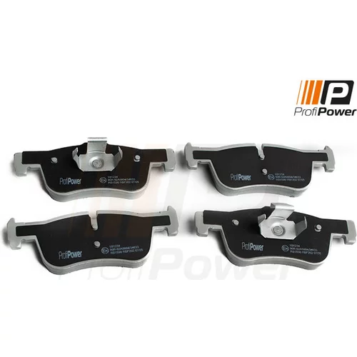 Sada brzdových platničiek kotúčovej brzdy ProfiPower 1B1234