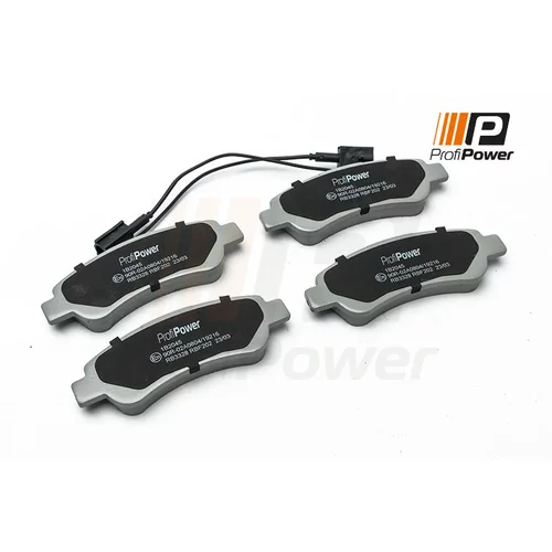 Sada brzdových platničiek kotúčovej brzdy ProfiPower 1B2045
