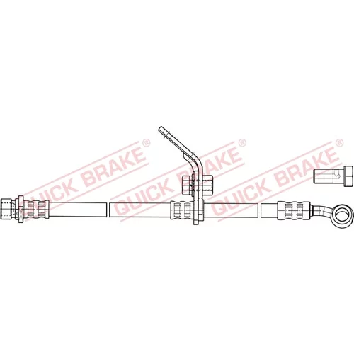 Brzdová hadica QUICK BRAKE 50.844X