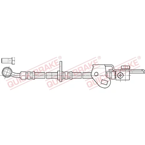 Brzdová hadica QUICK BRAKE 80.901X