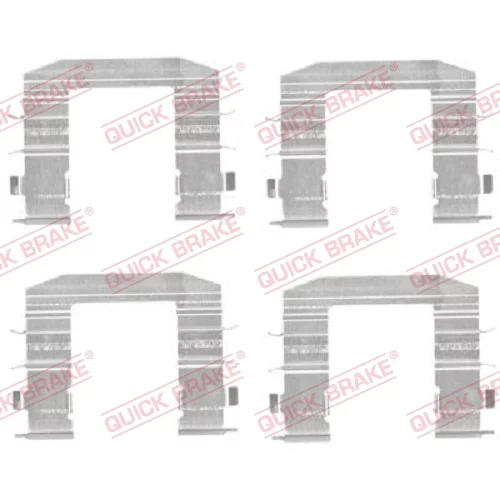 Sada príslušenstva obloženia kotúčovej brzdy 109-1708 (Quick Brake)