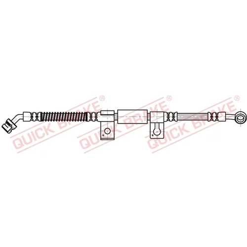 Brzdová hadica QUICK BRAKE 50.707