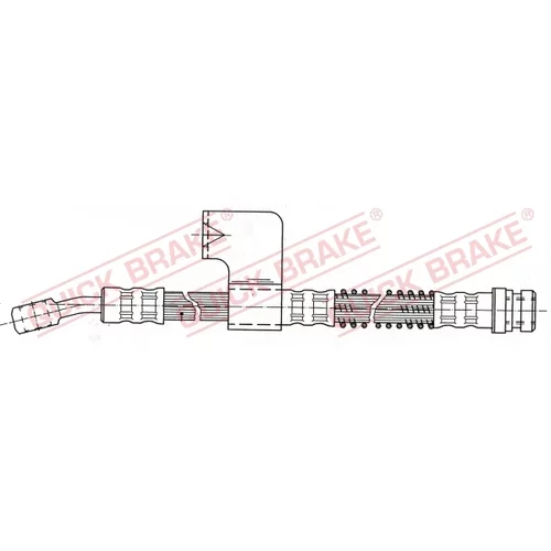 Brzdová hadica QUICK BRAKE 58.958
