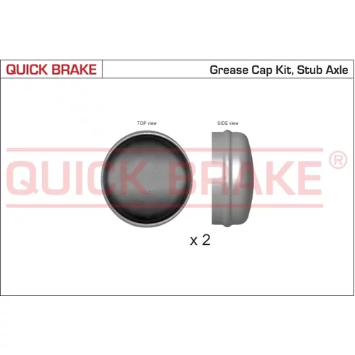 Krytka ložiska kolesa 9821K (Quick Brake)