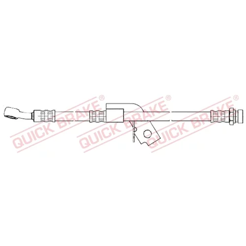 Brzdová hadica QUICK BRAKE 50.868