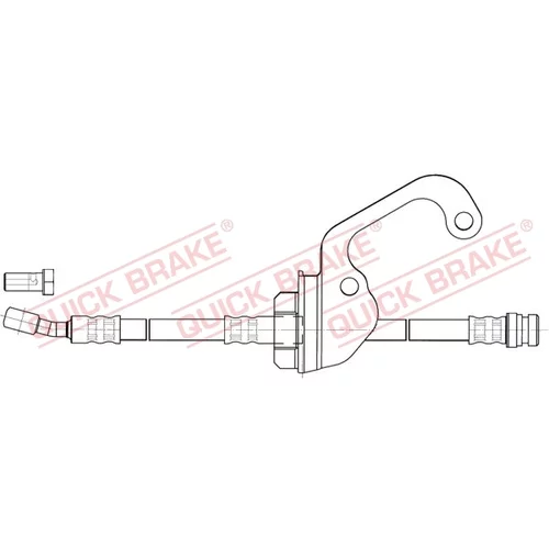 Brzdová hadica QUICK BRAKE 50.839X