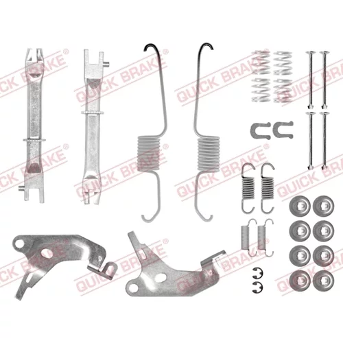 Sada príslušenstva brzdovej čeľuste QUICK BRAKE 105-0003S