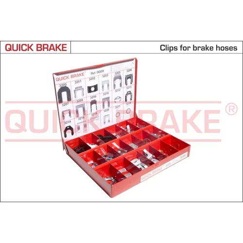 Sortiment zosilnených dielov QUICK BRAKE 0009