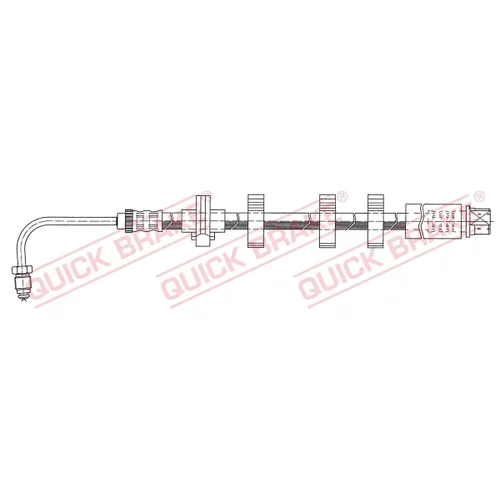 Brzdová hadica QUICK BRAKE 37.908