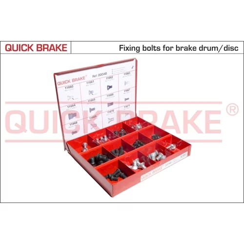 Súprava skrutiek brzdového strmeňa QB0004B (Quick Brake)