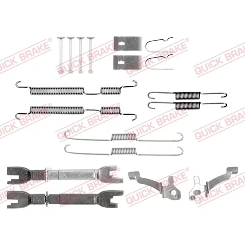 Sada príslušenstva brzdovej čeľuste QUICK BRAKE 105-0024S
