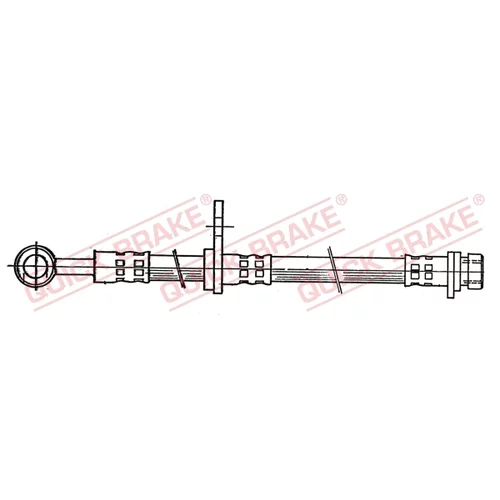 Brzdová hadica QUICK BRAKE 50.996