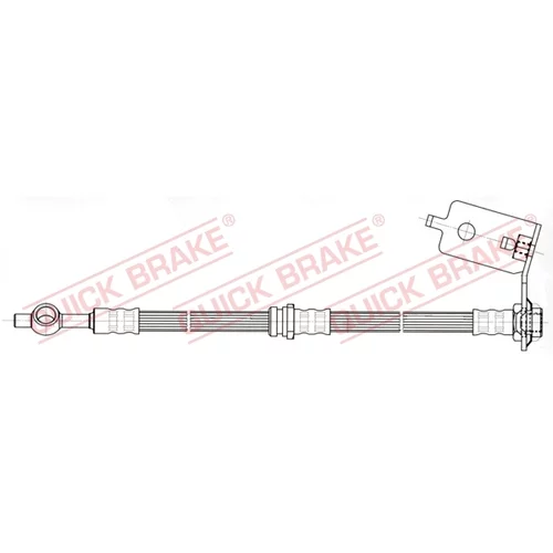 Brzdová hadica QUICK BRAKE 50.819