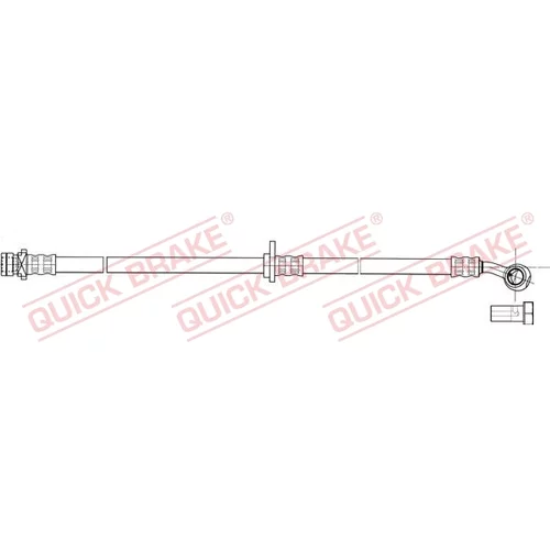 Brzdová hadica QUICK BRAKE 50.837X
