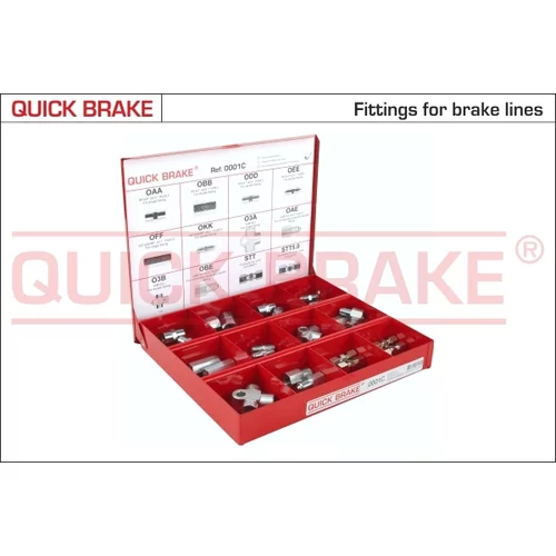 Sortiment armatúr QUICK BRAKE 0001C