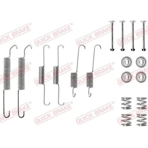 Sada príslušenstva brzdovej čeľuste QUICK BRAKE 105-0590