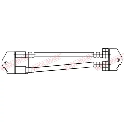 Brzdová hadica QUICK BRAKE 25.009