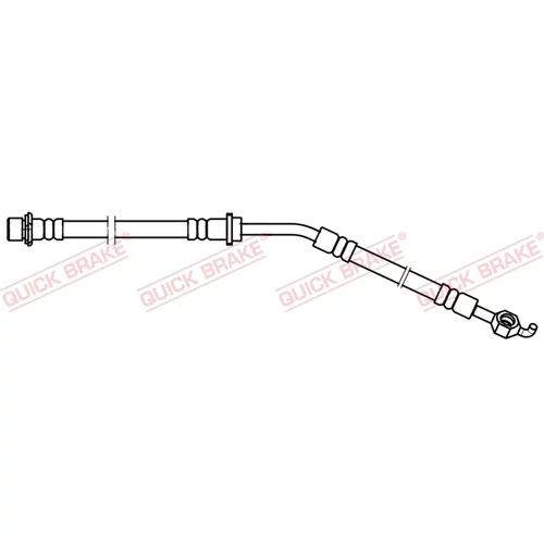 Brzdová hadica QUICK BRAKE 58.886