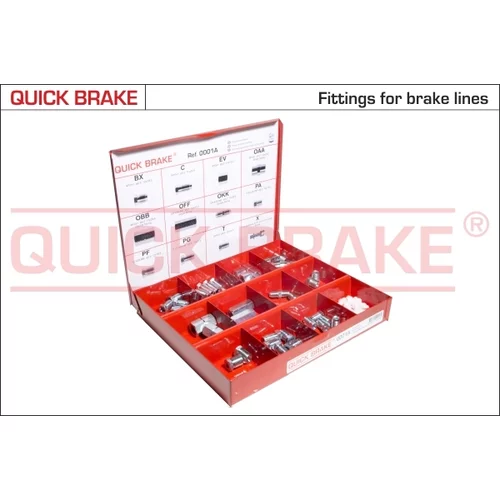 Sortiment armatúr 0001A (Quick Brake)