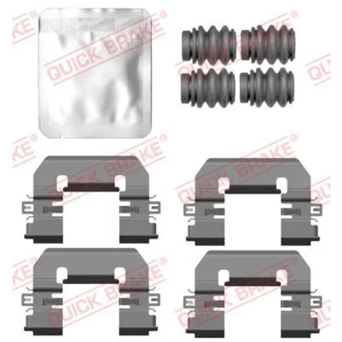 Sada príslušenstva obloženia kotúčovej brzdy 109-0212 (Quick Brake)