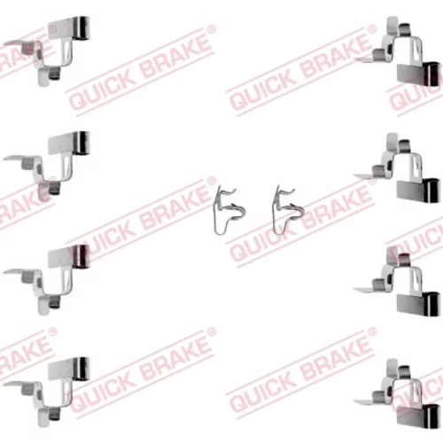 Sada príslušenstva obloženia kotúčovej brzdy QUICK BRAKE 109-1191