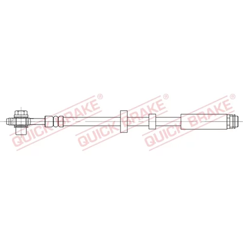 Brzdová hadica QUICK BRAKE 58.818X