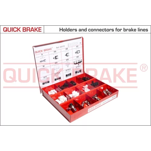 Sortiment zosilnených dielov QUICK BRAKE 0001D