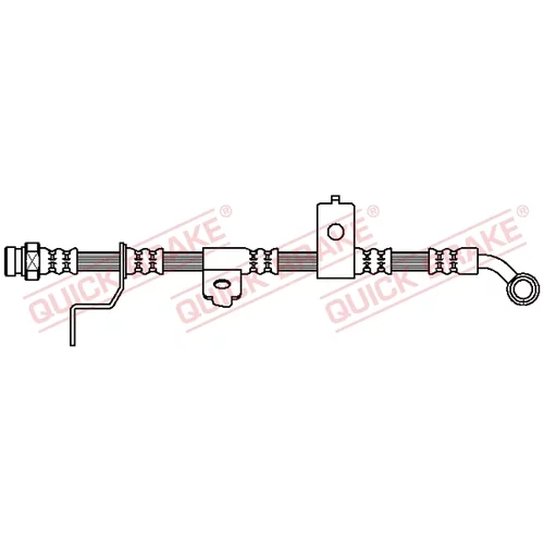 Brzdová hadica QUICK BRAKE 50.889