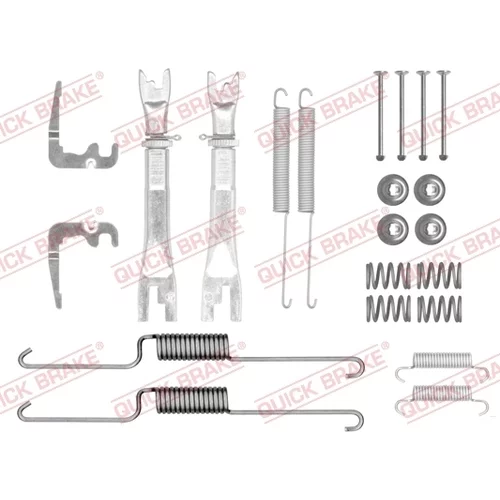Sada príslušenstva brzdovej čeľuste QUICK BRAKE 105-0026X-02S