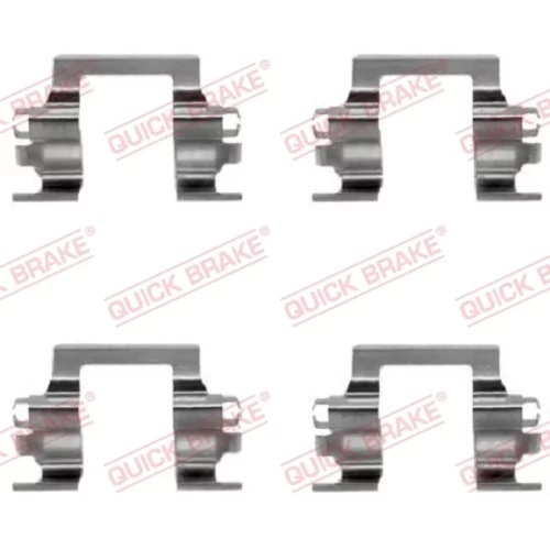 Sada príslušenstva obloženia kotúčovej brzdy QUICK BRAKE 109-1117