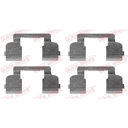 Sada príslušenstva obloženia kotúčovej brzdy 109-1698 (Quick Brake)