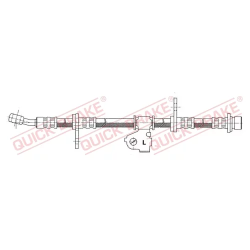 Brzdová hadica QUICK BRAKE 58.925