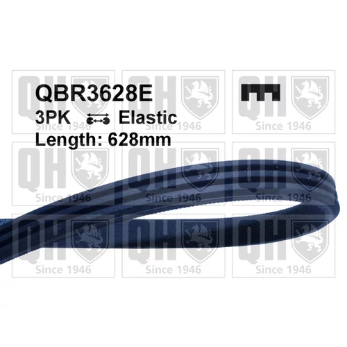 Ozubený klinový remeň QUINTON HAZELL QBR3628E