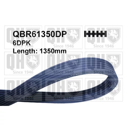 Ozubený klinový remeň QBR61350DP (QUINTON HAZELL)
