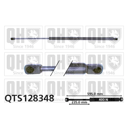 Pneumatická pružina, Batožinový/nákladný priestor QUINTON HAZELL QTS128348