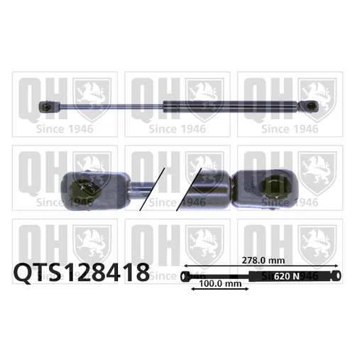 Pneumatická pružina, Batožinový/nákladný priestor QTS128418 (QUINTON HAZELL)