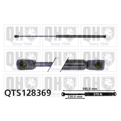 Pneumatická pružina, Batožinový/nákladný priestor QUINTON HAZELL QTS128369