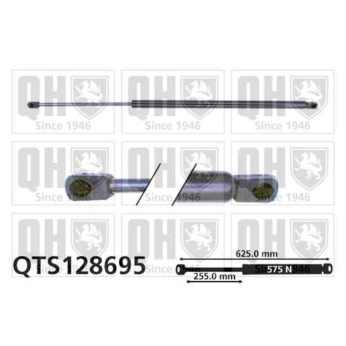 Pneumatická pružina, Batožinový/nákladný priestor QTS128695 (QUINTON HAZELL)