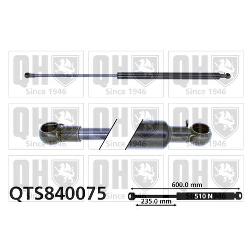 Pneumatická pružina, Batožinový/nákladný priestor QTS840075 (QUINTON HAZELL)