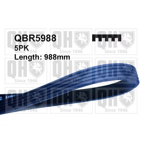 Ozubený klinový remeň QUINTON HAZELL QBR5988