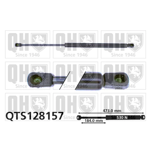 Pneumatická pružina, Batožinový/nákladný priestor QUINTON HAZELL QTS128157