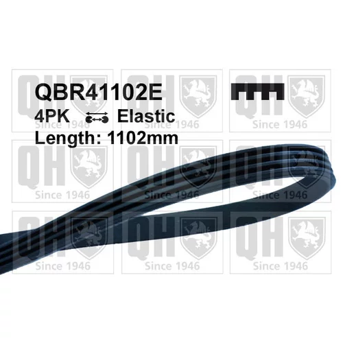 Ozubený klinový remeň QUINTON HAZELL QBR41102E